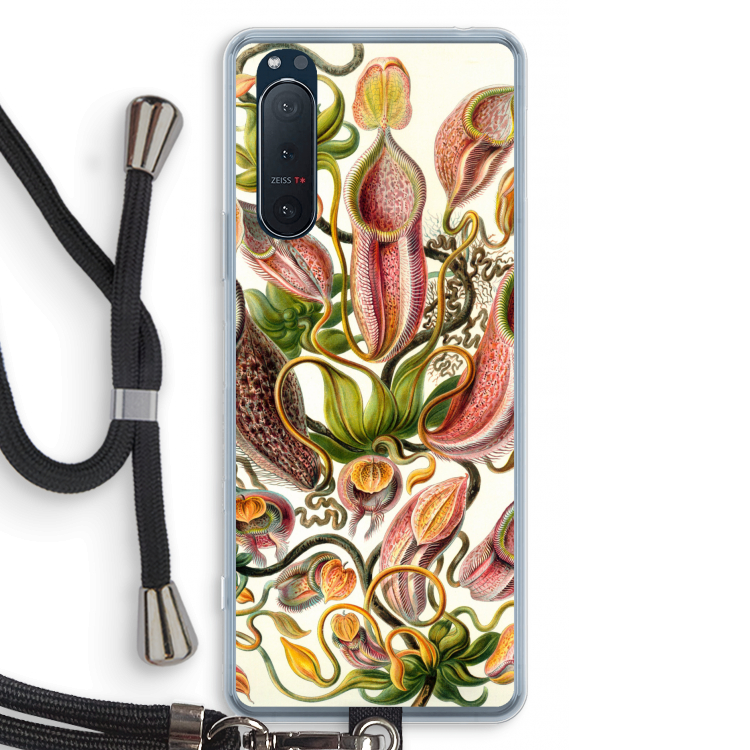 Haeckel Nepenthaceae: Sony Xperia 5 II Transparant Hoesje met koord