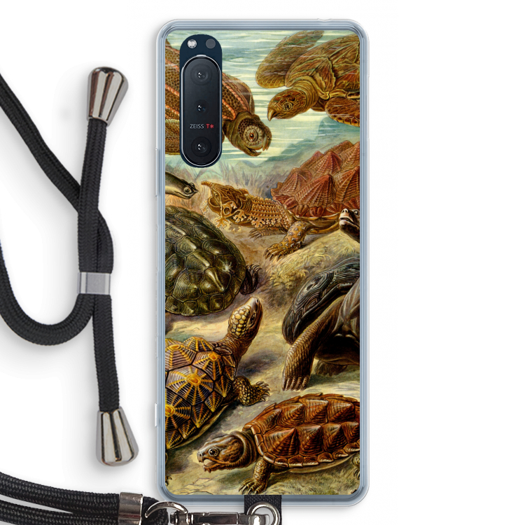 Haeckel Chelonia: Sony Xperia 5 II Transparant Hoesje met koord