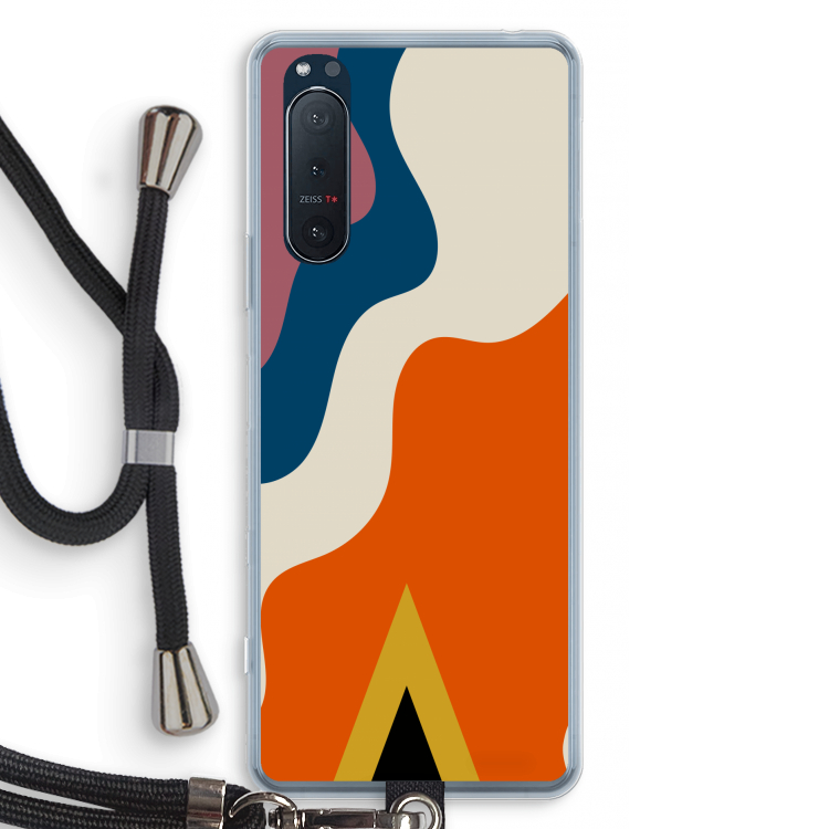 Noor A: Sony Xperia 5 II Transparant Hoesje met koord