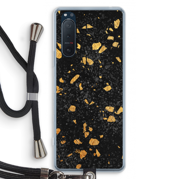 Terrazzo N°7: Sony Xperia 5 II Transparant Hoesje met koord
