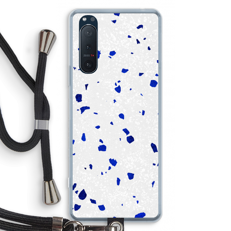 Terrazzo N°5: Sony Xperia 5 II Transparant Hoesje met koord