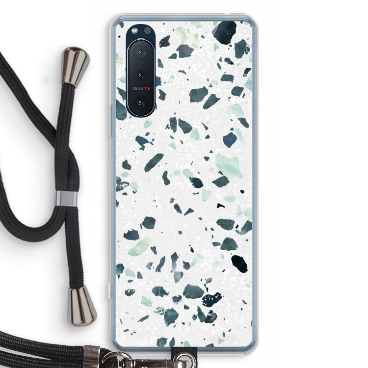 Terrazzo N°2: Sony Xperia 5 II Transparant Hoesje met koord