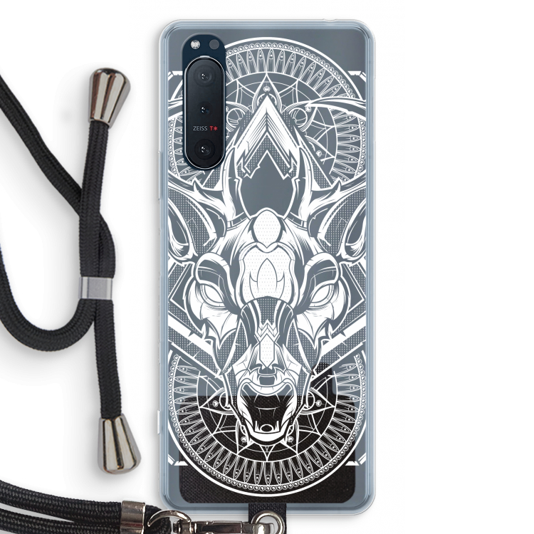 Oh Deer: Sony Xperia 5 II Transparant Hoesje met koord