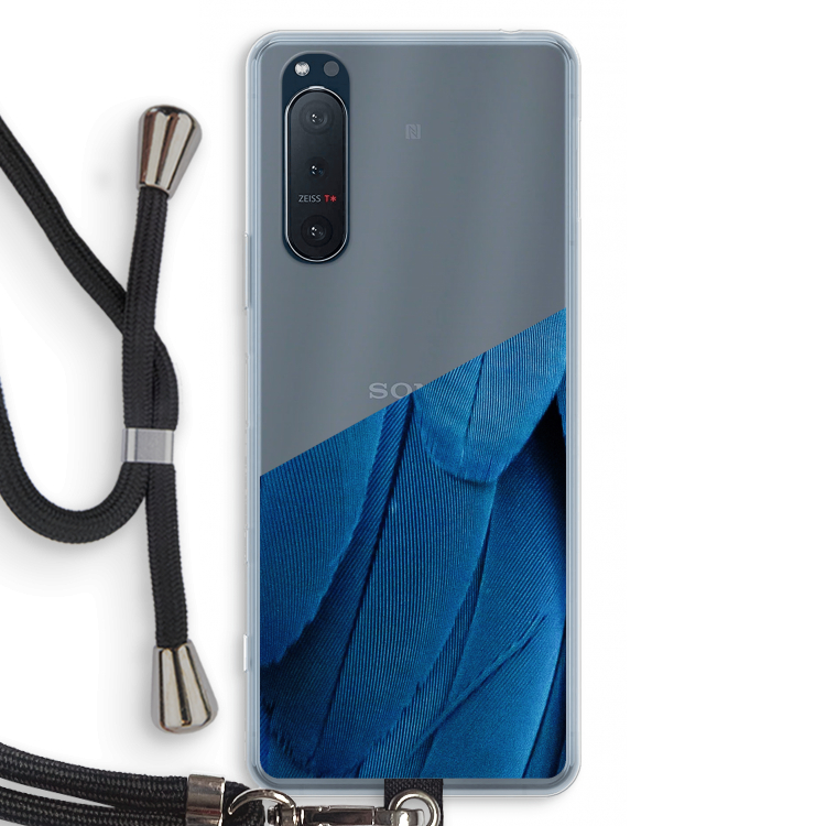 Pauw: Sony Xperia 5 II Transparant Hoesje met koord