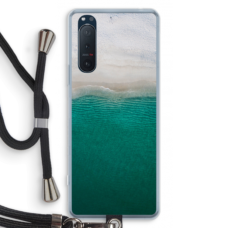 Stranded: Sony Xperia 5 II Transparant Hoesje met koord