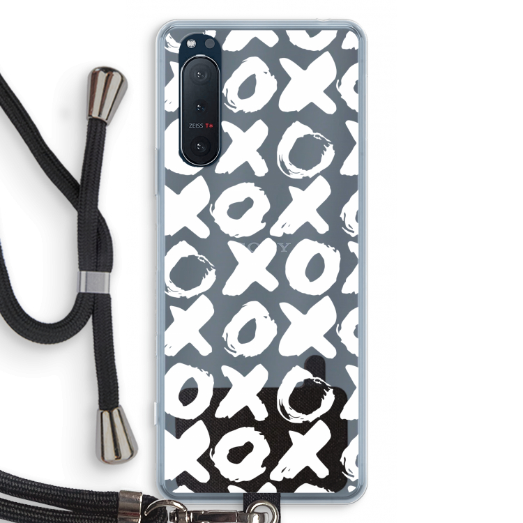XOXO: Sony Xperia 5 II Transparant Hoesje met koord