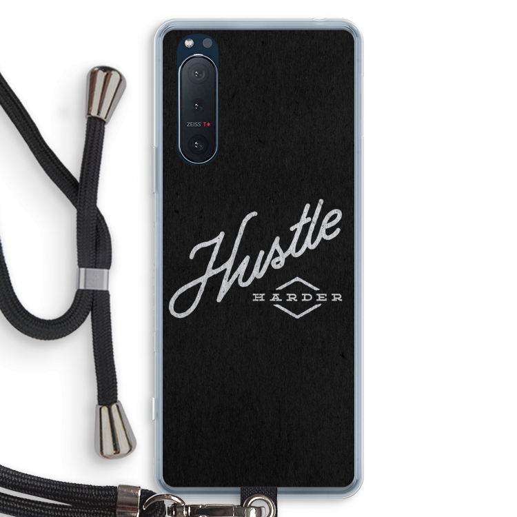 Hustle: Sony Xperia 5 II Transparant Hoesje met koord