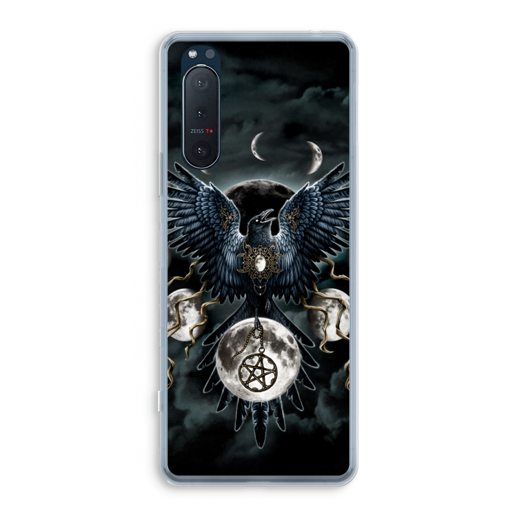 Sinister Wings: Sony Xperia 5 II Transparant Hoesje