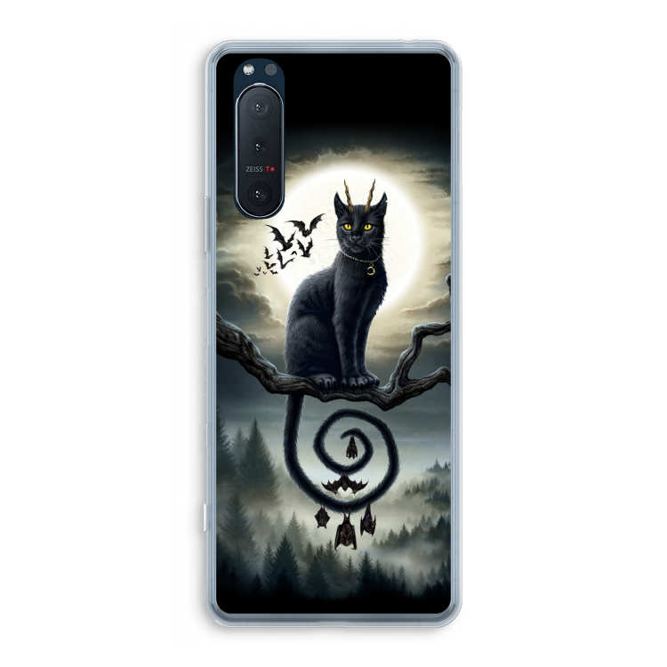 Moonlight Companions: Sony Xperia 5 II Transparant Hoesje