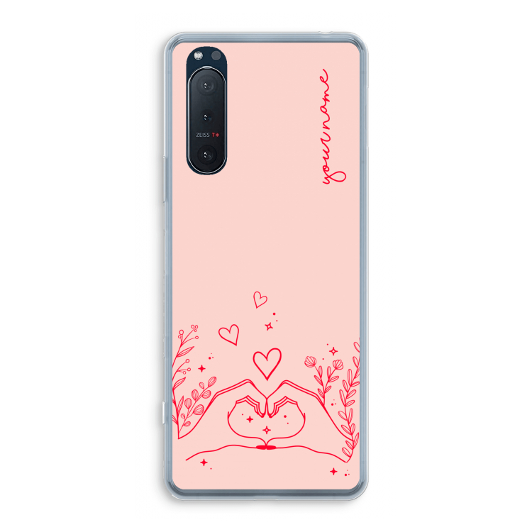 Love is in the air: Sony Xperia 5 II Transparant Hoesje
