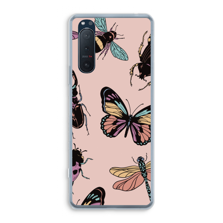 Tiny Bugs: Sony Xperia 5 II Transparant Hoesje