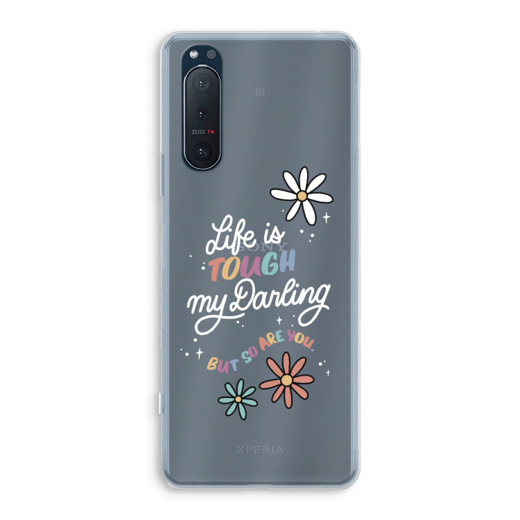 Tough Life: Sony Xperia 5 II Transparant Hoesje