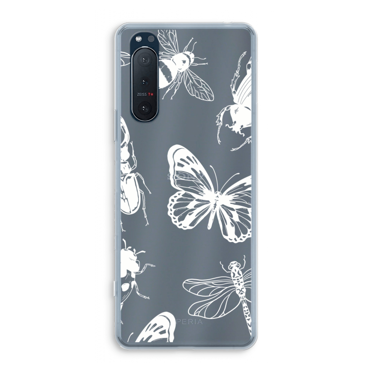 Tiny Bugs: Sony Xperia 5 II Transparant Hoesje