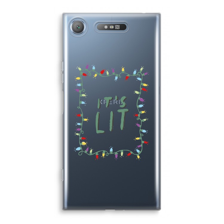 It's Lit: Sony Xperia XZ1 Transparant Hoesje