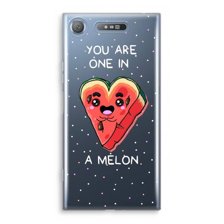 One In A Melon: Sony Xperia XZ1 Transparant Hoesje