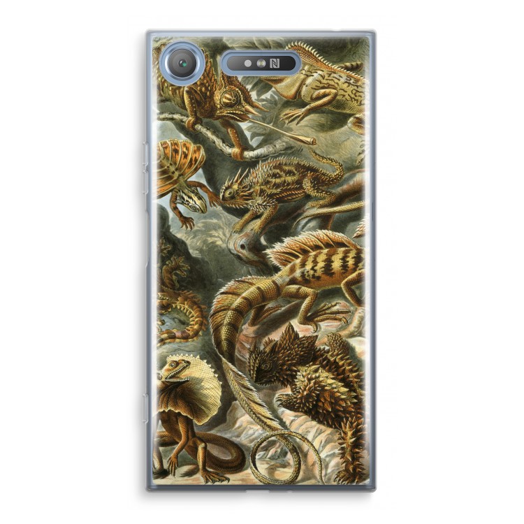 Haeckel Lacertilia: Sony Xperia XZ1 Transparant Hoesje