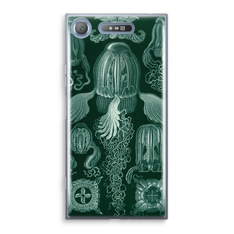 Haeckel Cubomedusae: Sony Xperia XZ1 Transparant Hoesje