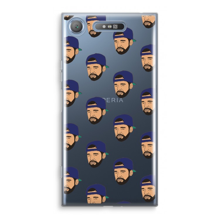Drake Away: Sony Xperia XZ1 Transparant Hoesje