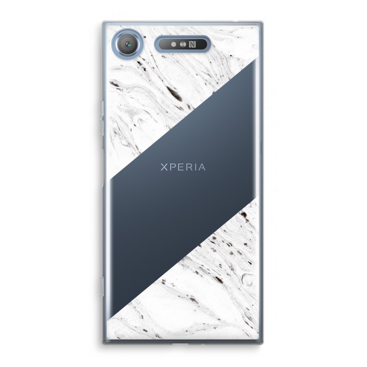 Biggest stripe: Sony Xperia XZ1 Transparant Hoesje