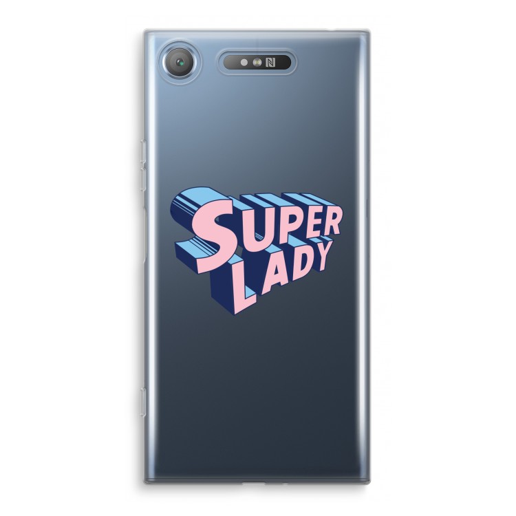 Superlady: Sony Xperia XZ1 Transparant Hoesje