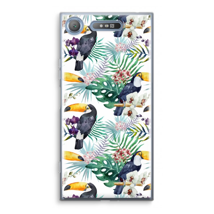 Tukans: Sony Xperia XZ1 Transparant Hoesje