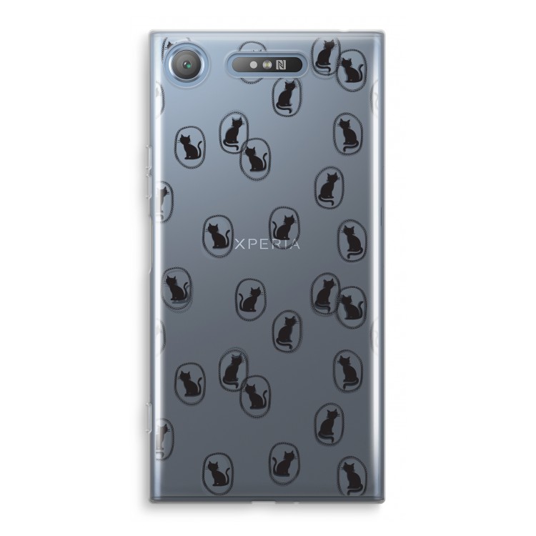 Miauw: Sony Xperia XZ1 Transparant Hoesje