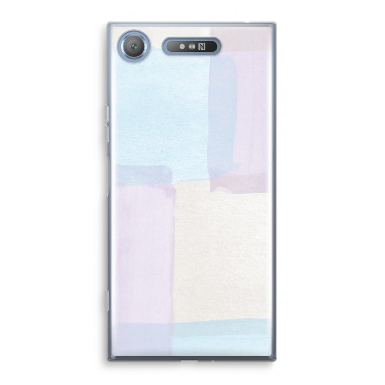 Square pastel: Sony Xperia XZ1 Transparant Hoesje