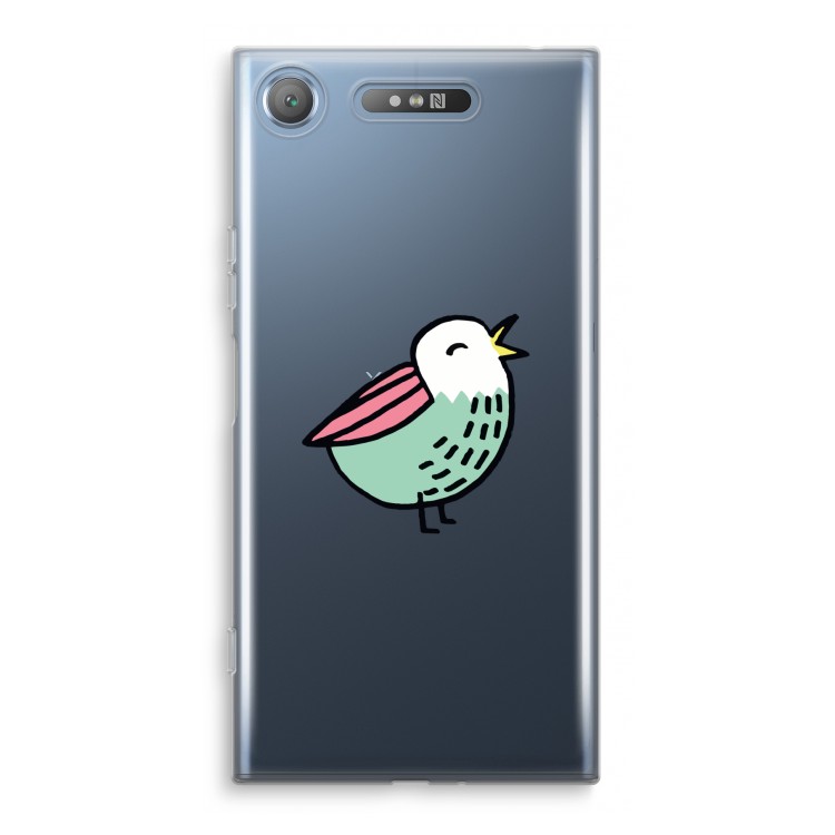 Birdy: Sony Xperia XZ1 Transparant Hoesje