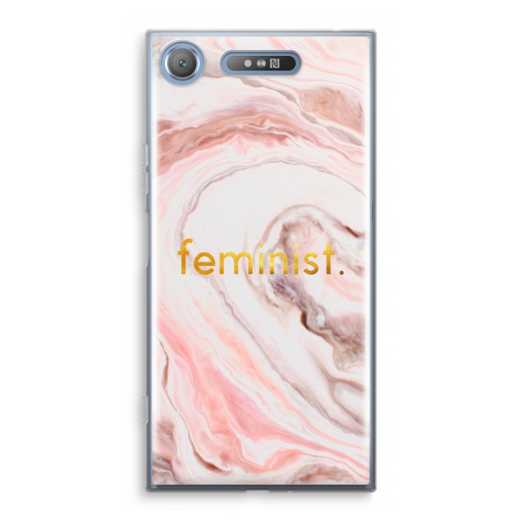 Feminist: Sony Xperia XZ1 Transparant Hoesje