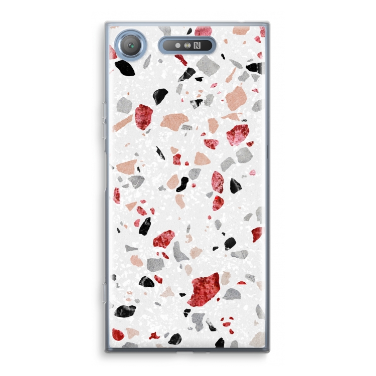 Terrazzo N°12: Sony Xperia XZ1 Transparant Hoesje