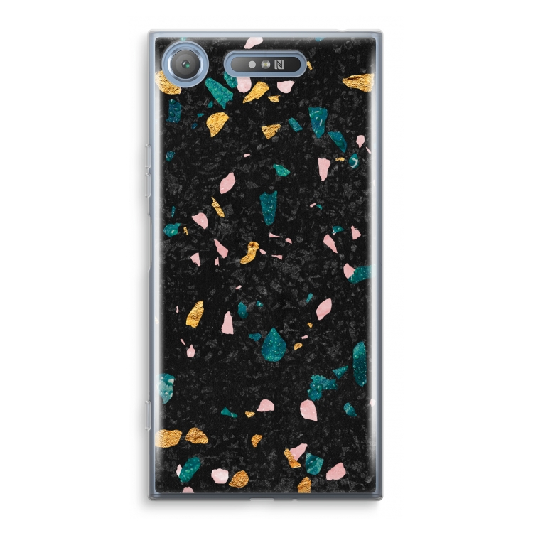 Terrazzo N°10: Sony Xperia XZ1 Transparant Hoesje