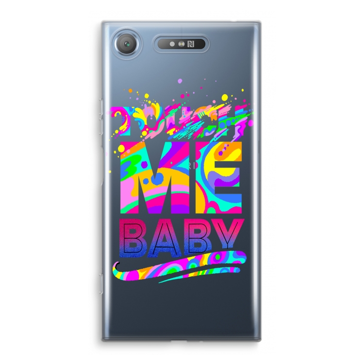 Touch Me: Sony Xperia XZ1 Transparant Hoesje