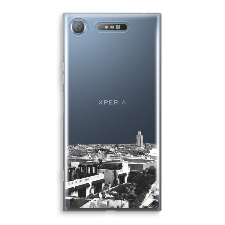 Marrakech Skyline : Sony Xperia XZ1 Transparant Hoesje