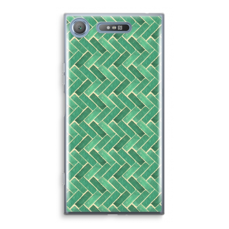 Moroccan tiles 2: Sony Xperia XZ1 Transparant Hoesje