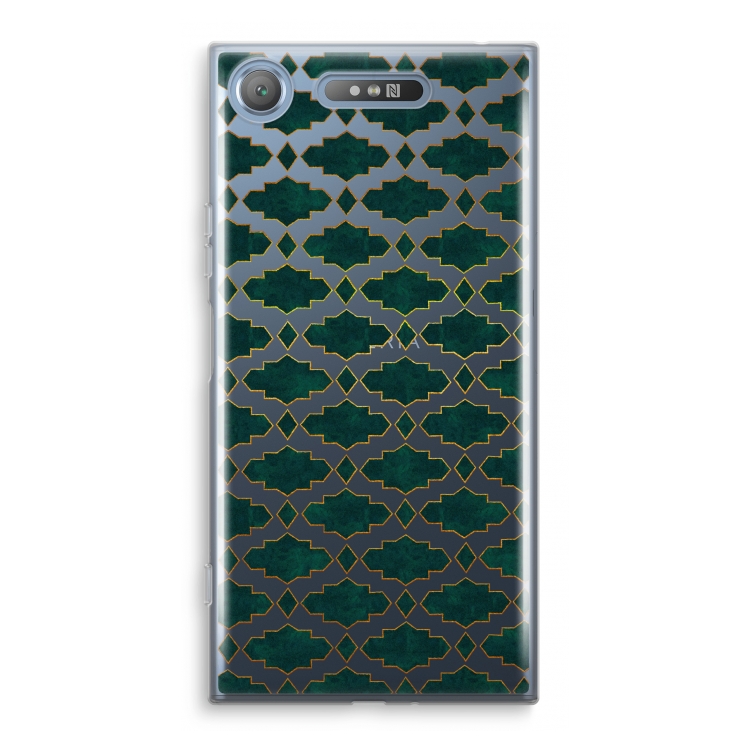 Moroccan tiles: Sony Xperia XZ1 Transparant Hoesje