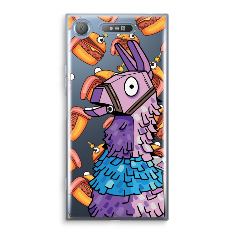Loot Burger: Sony Xperia XZ1 Transparant Hoesje