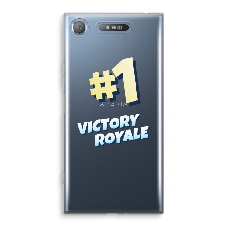 Victory Royale: Sony Xperia XZ1 Transparant Hoesje