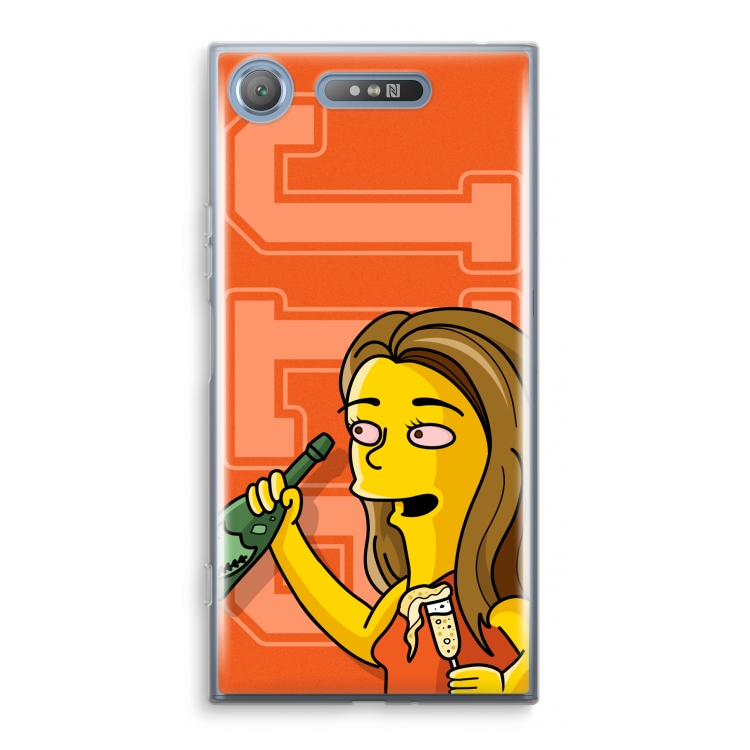 Jamie Lee Simpson: Sony Xperia XZ1 Transparant Hoesje