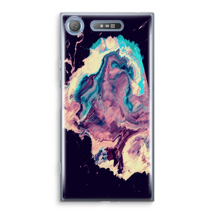 Cosmic Silence: Sony Xperia XZ1 Transparant Hoesje