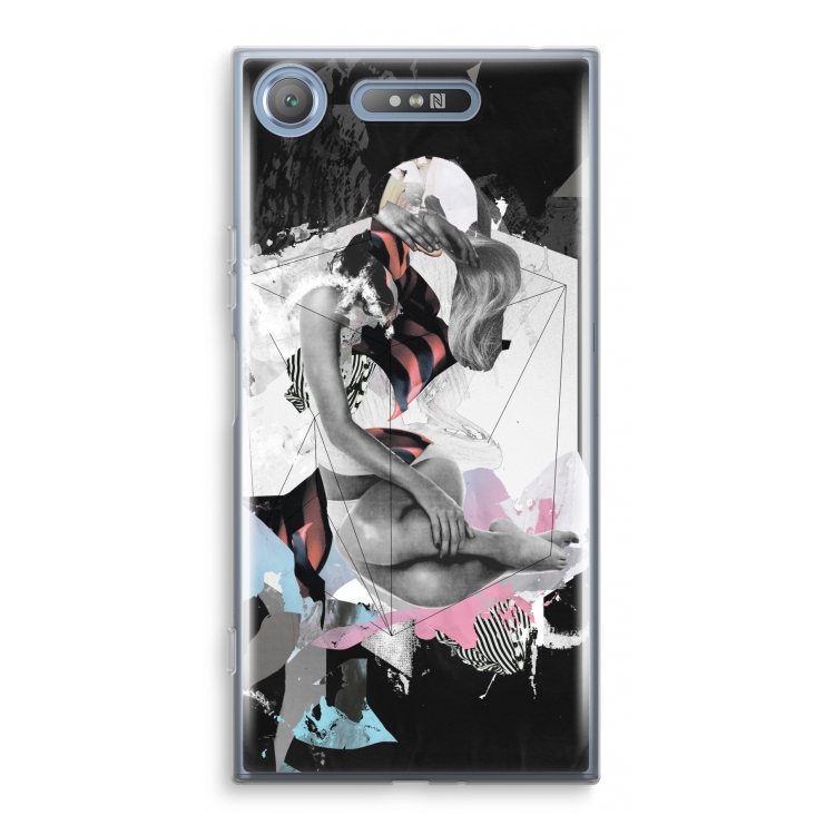 Camouflage de sommeil: Sony Xperia XZ1 Transparant Hoesje