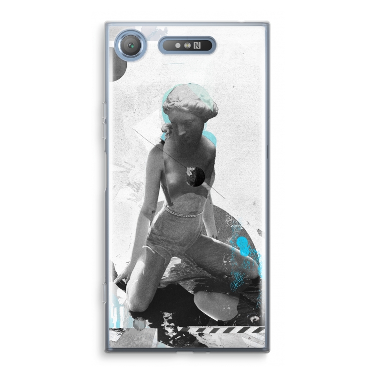 I will not feel a thing: Sony Xperia XZ1 Transparant Hoesje