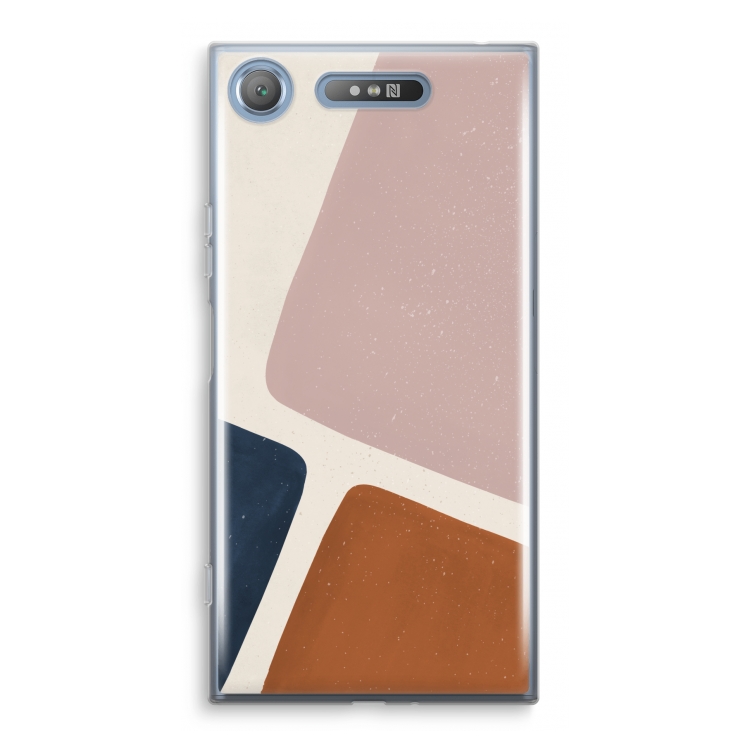 Geo #2: Sony Xperia XZ1 Transparant Hoesje