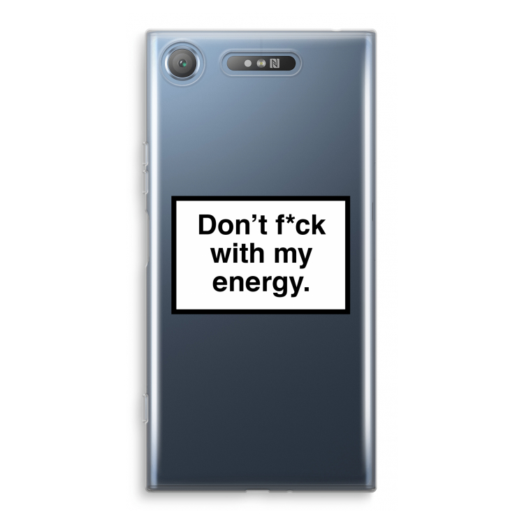 My energy: Sony Xperia XZ1 Transparant Hoesje
