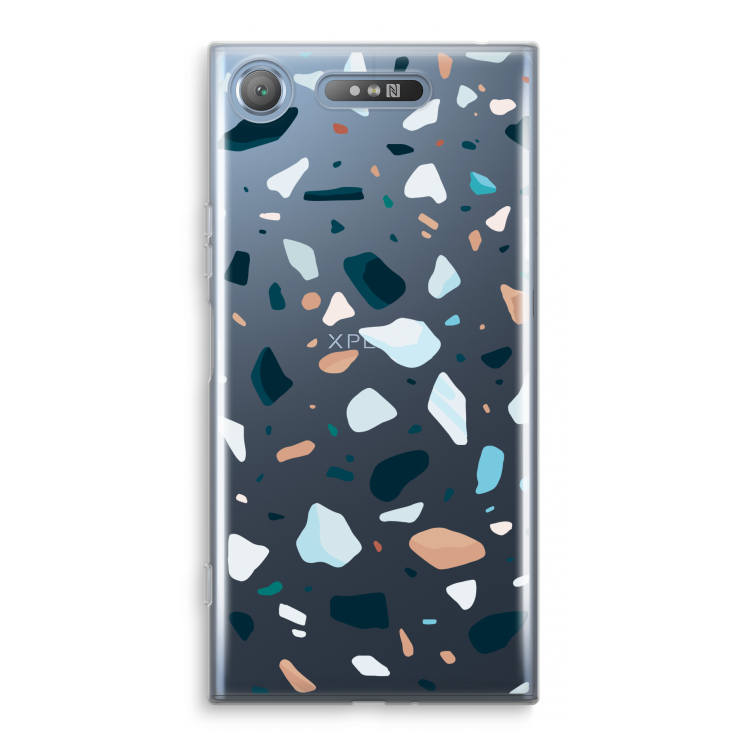Terrazzo N°13: Sony Xperia XZ1 Transparant Hoesje