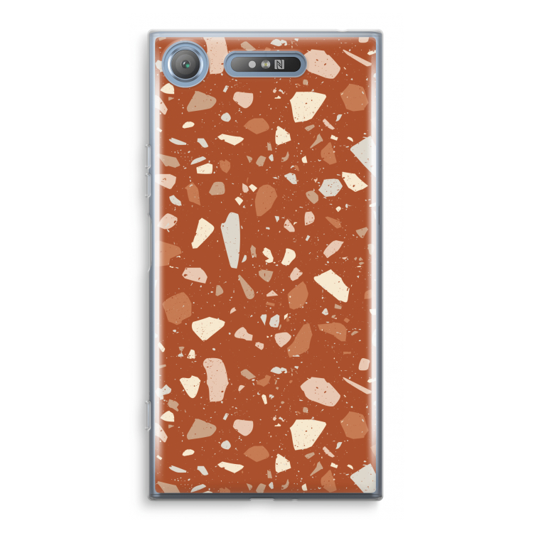 Terrazzo N°22: Sony Xperia XZ1 Transparant Hoesje