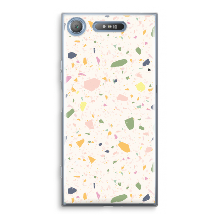 Terrazzo N°21: Sony Xperia XZ1 Transparant Hoesje