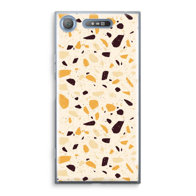 Terrazzo N°13: Sony Xperia XZ1 Transparant Hoesje