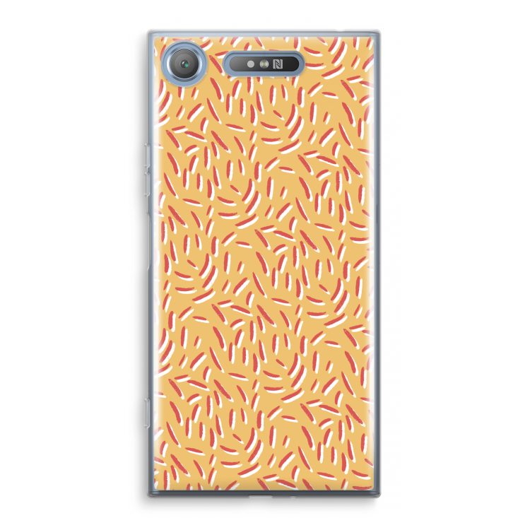 Camouflage: Sony Xperia XZ1 Transparant Hoesje
