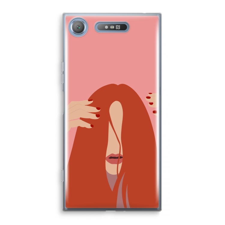 Woke up like this: Sony Xperia XZ1 Transparant Hoesje