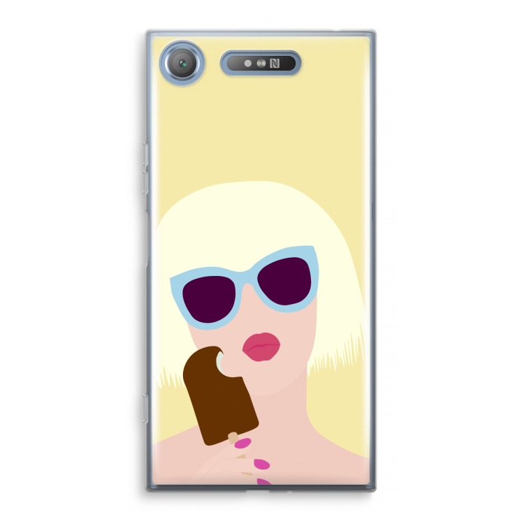 Ice cream: Sony Xperia XZ1 Transparant Hoesje